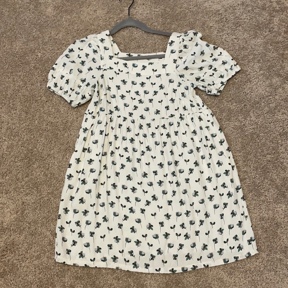LOFT floral mini dress